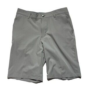 Adidas Ultimate365 Mens Golf Shorts Gray Flat Front Performance Stretch 30